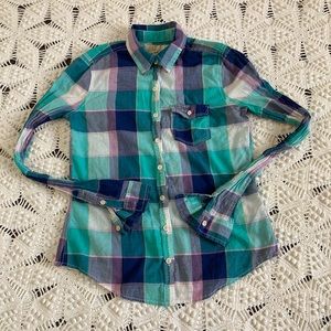 Hollister Button Down Shirt Top Size Small